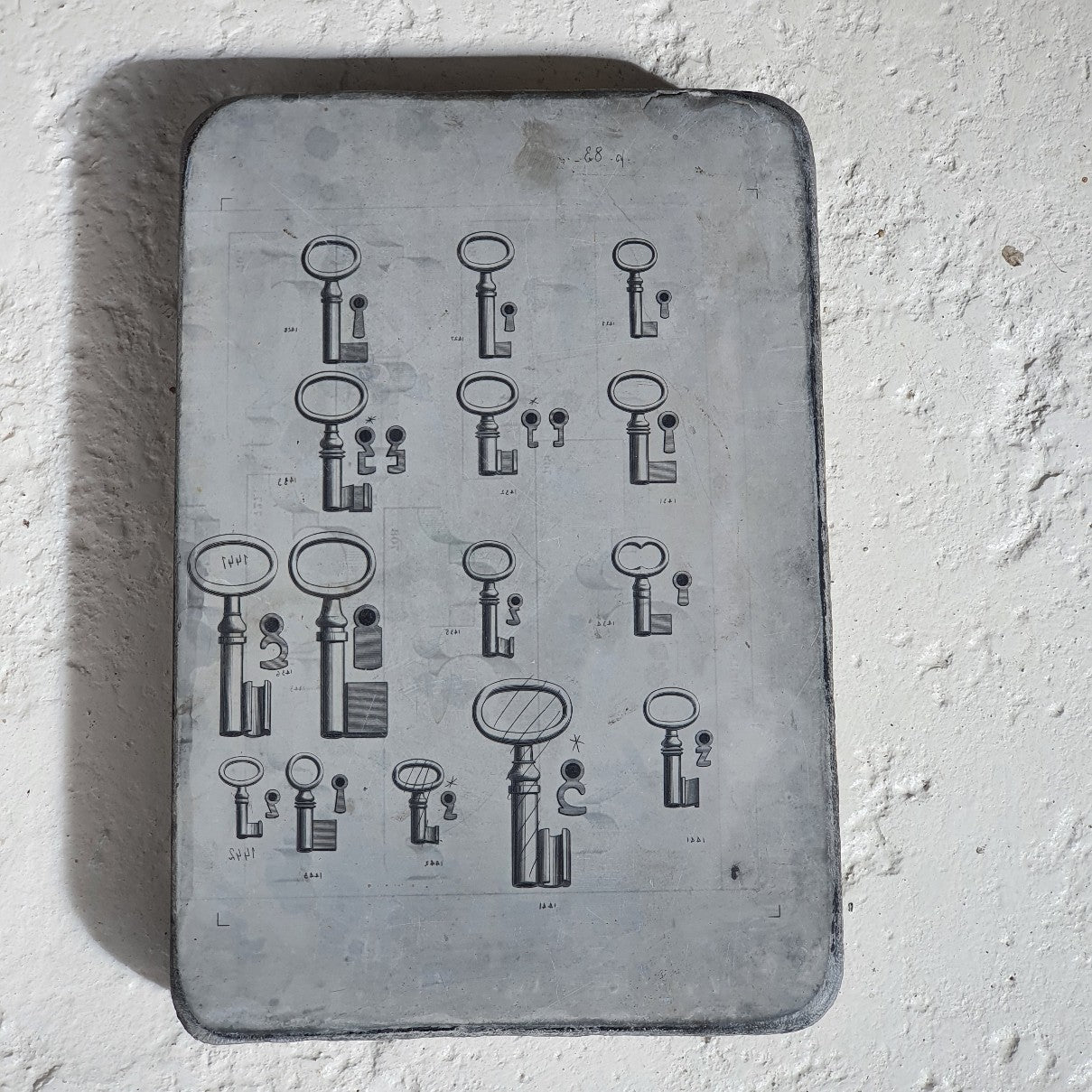 19thC Stone Print Blocks