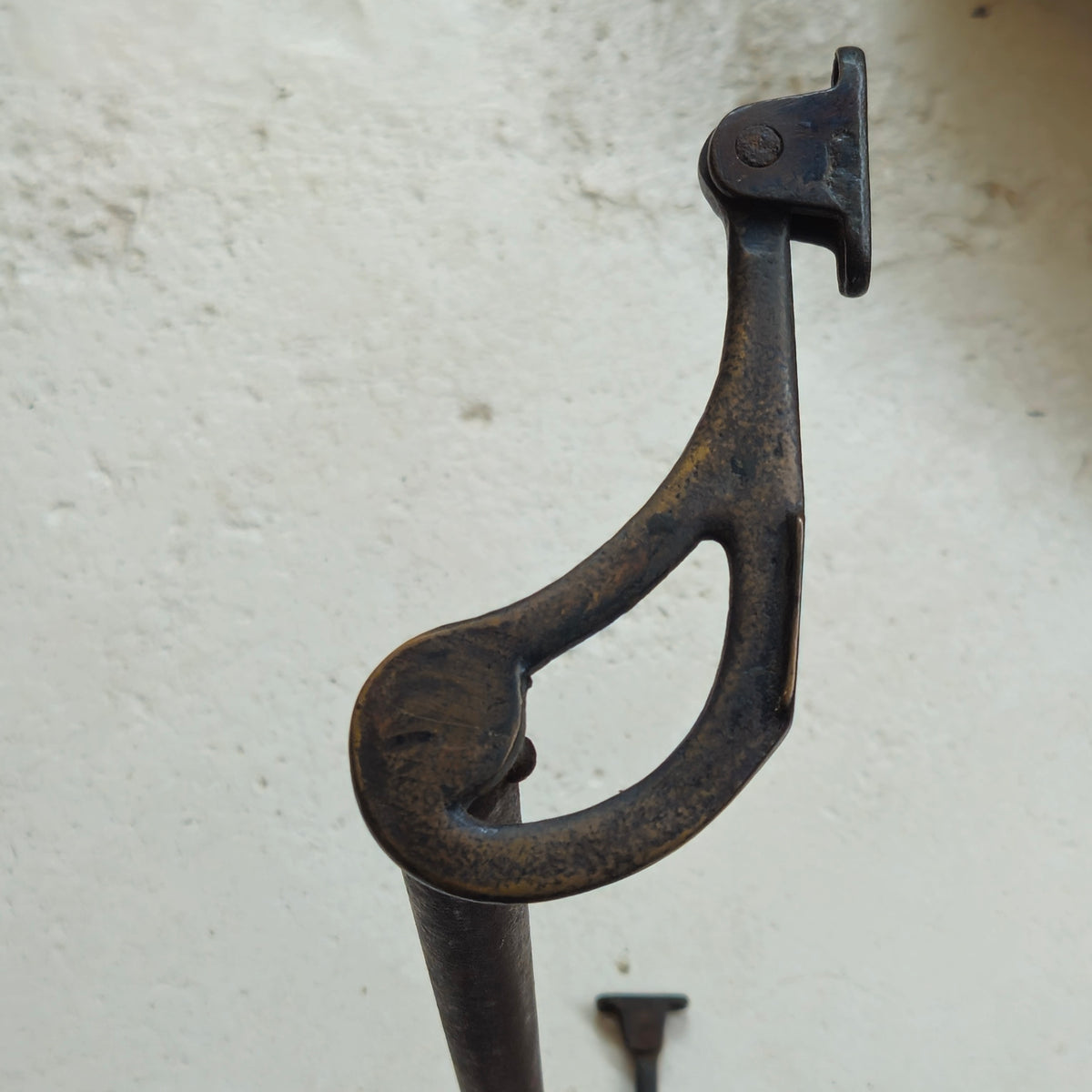 Iron &amp; Brass Towel Rail