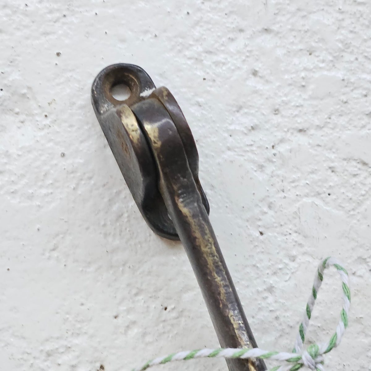 Iron &amp; Brass Towel Rail