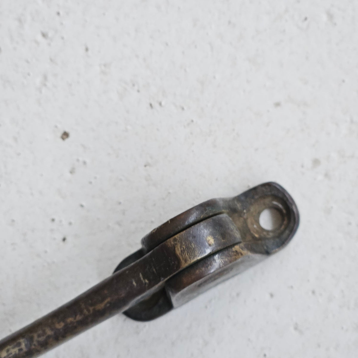 Iron &amp; Brass Towel Rail