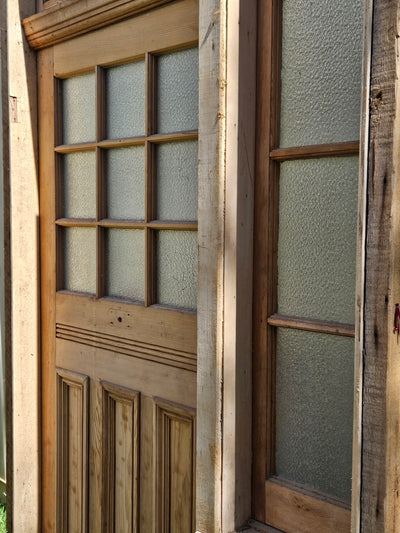 Wooden Front Door Set