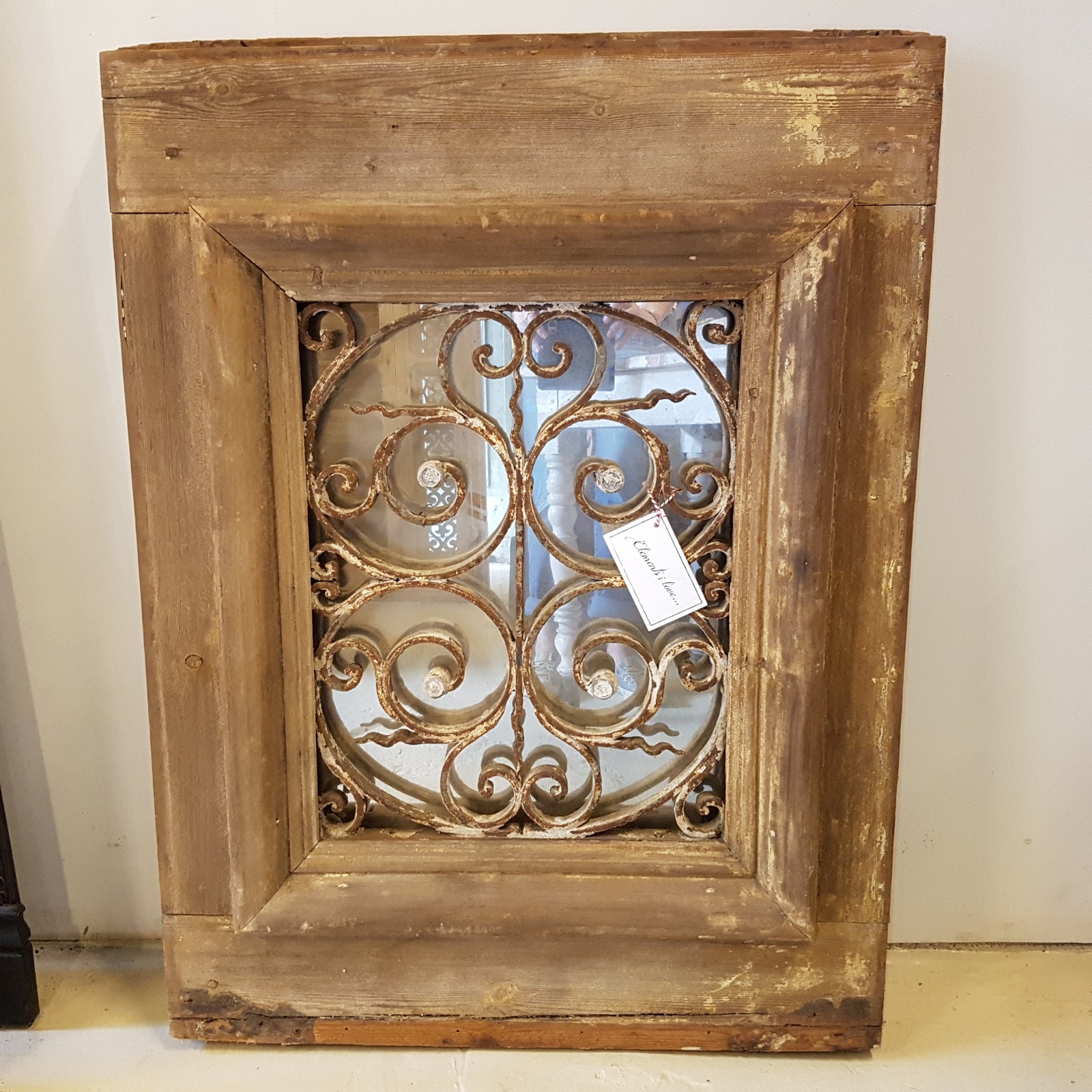 19thC Mirrored Grille, Antiques, Byron Bay