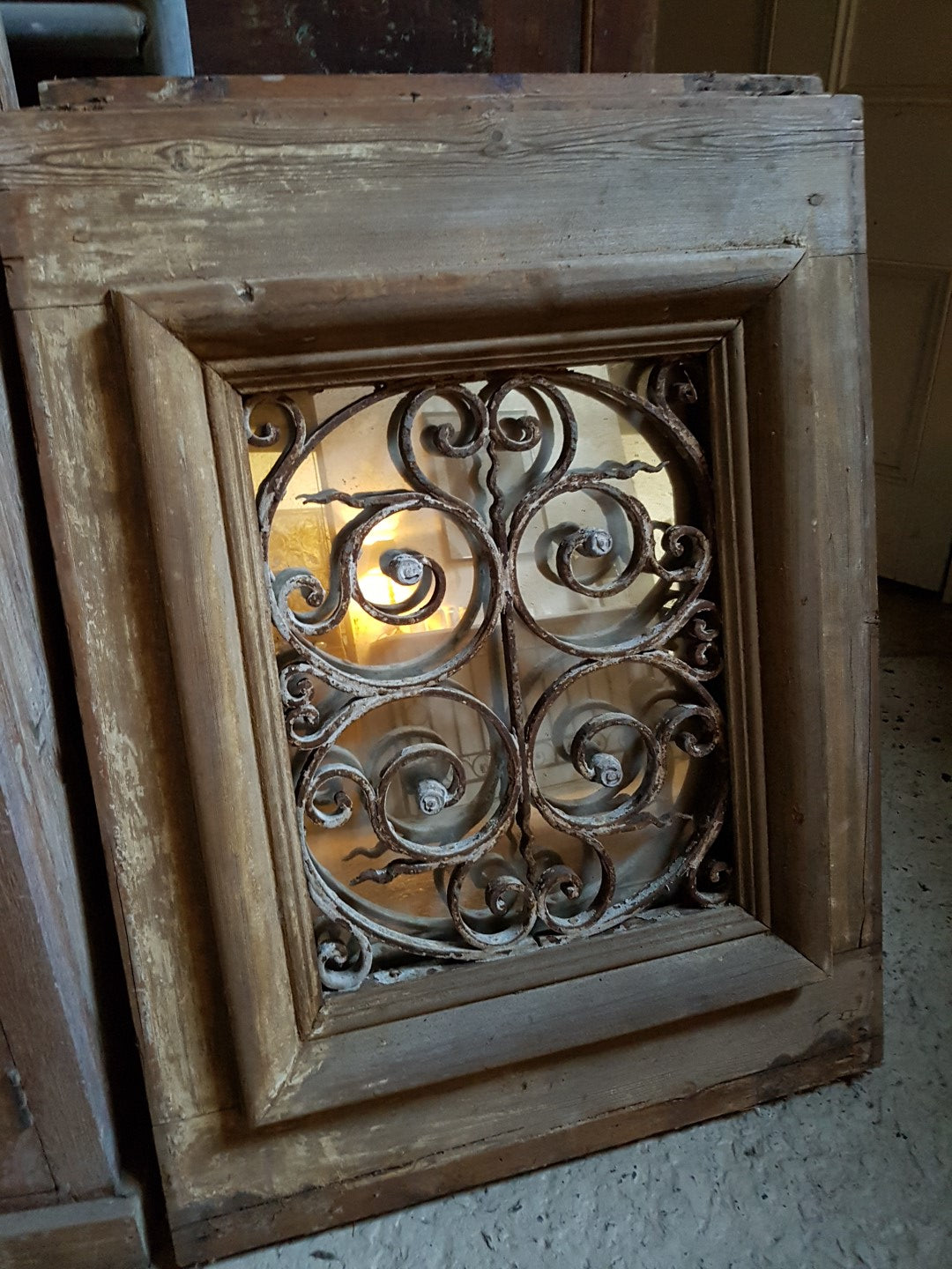 19thC Mirrored Grille, Antiques, Byron Bay