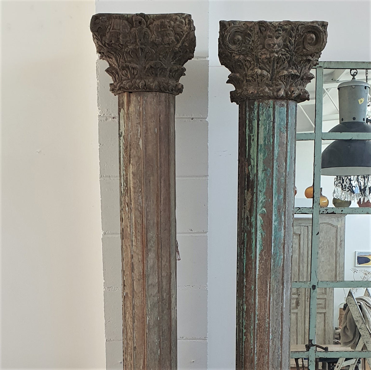 Fluted Indian Columns