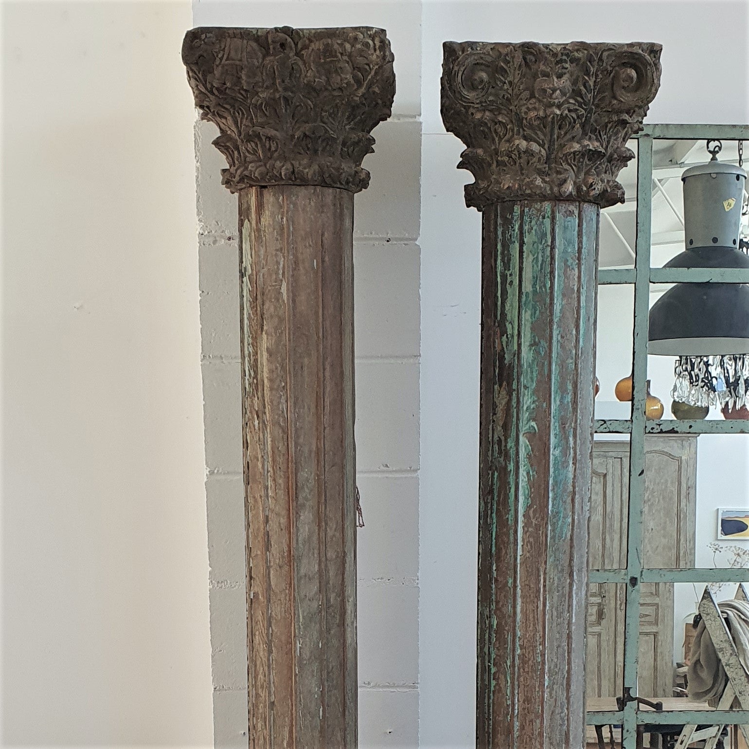 Fluted Indian Columns