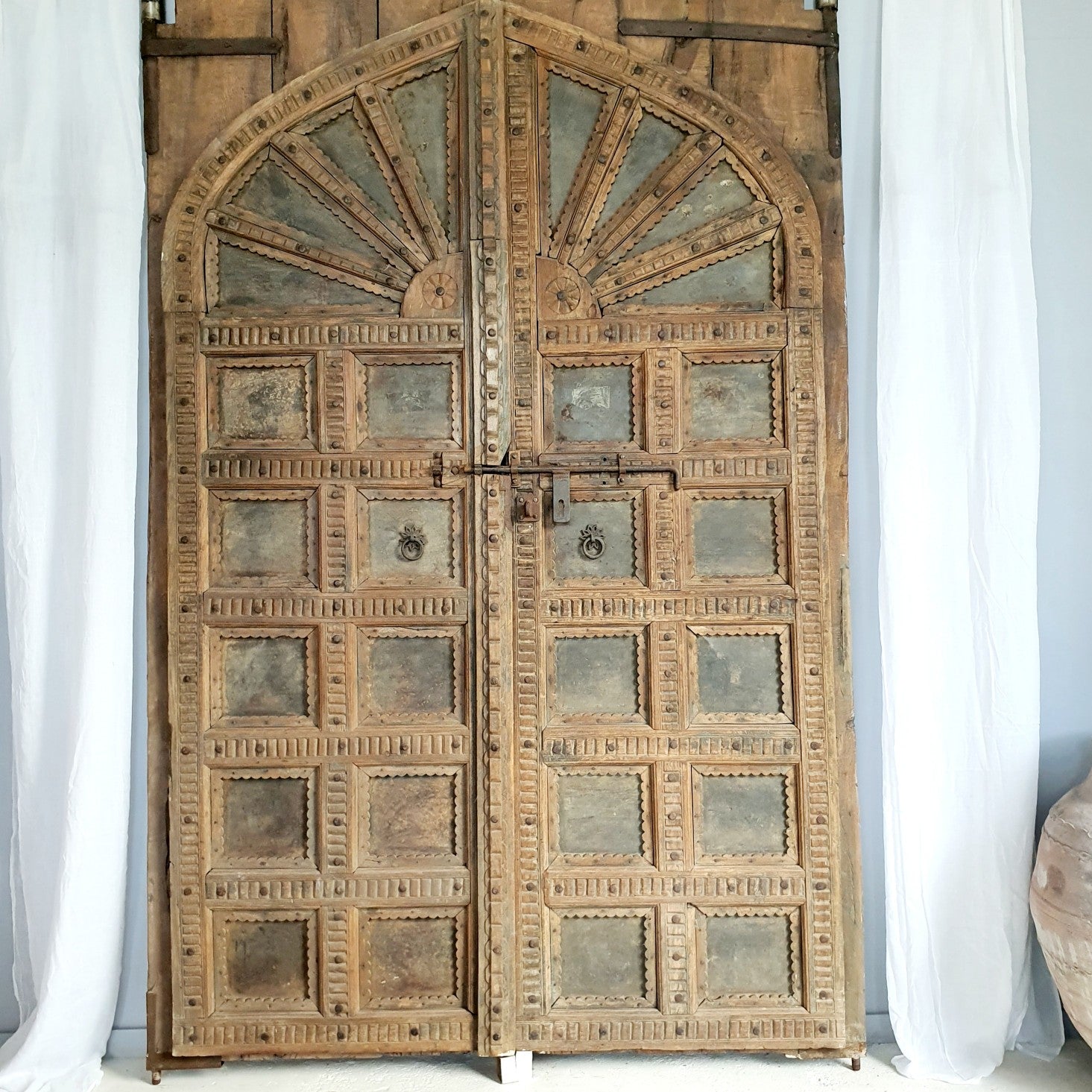 Arched Zinc Indian Doors