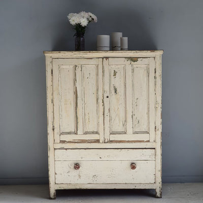 19thC  Painted Cupboard