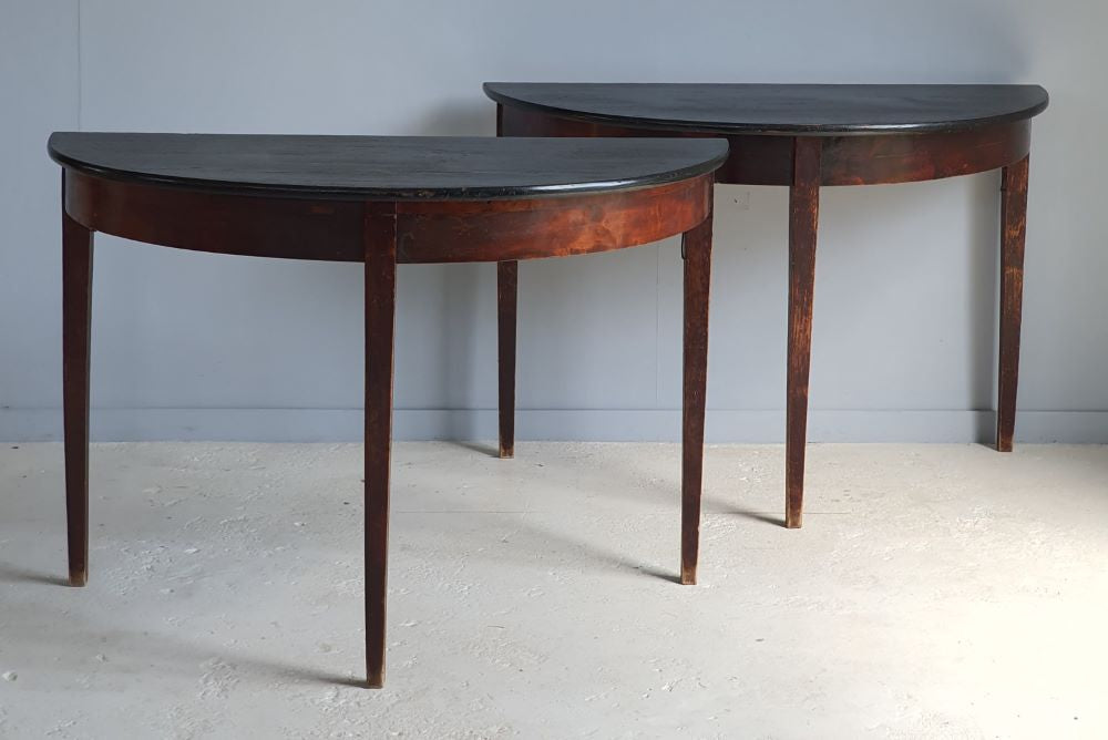Swedish Demi-Lune Tables