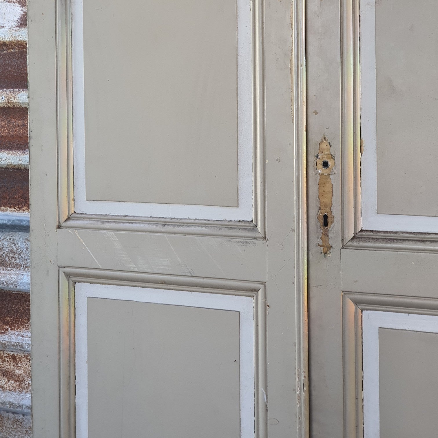 French Painted Salon Doors