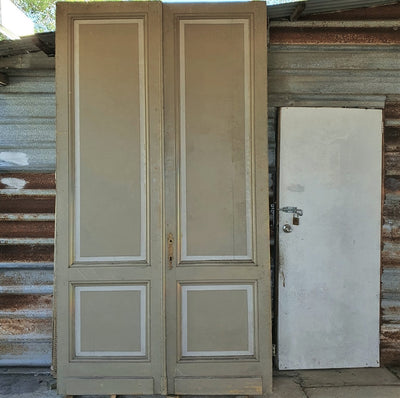 French Painted Salon Doors