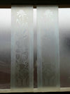 Pair of Victorian Etched Panels