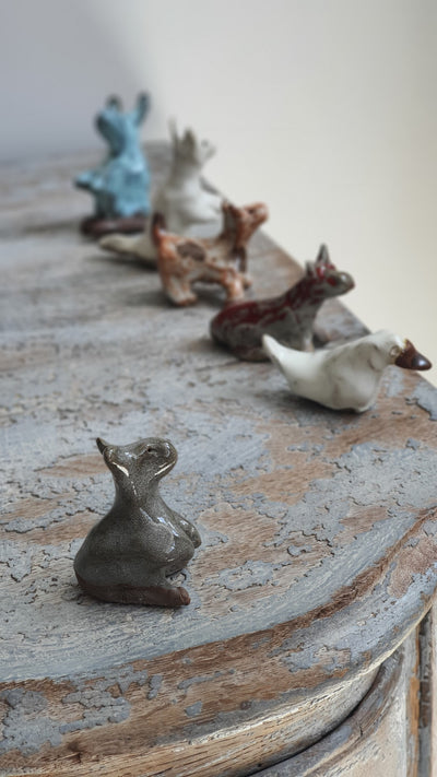 Mini Hand-made Ceramic Animals