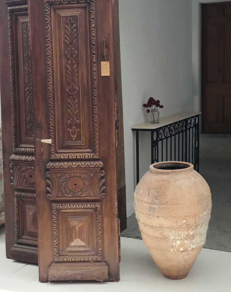 19thC Carved Entry Doors