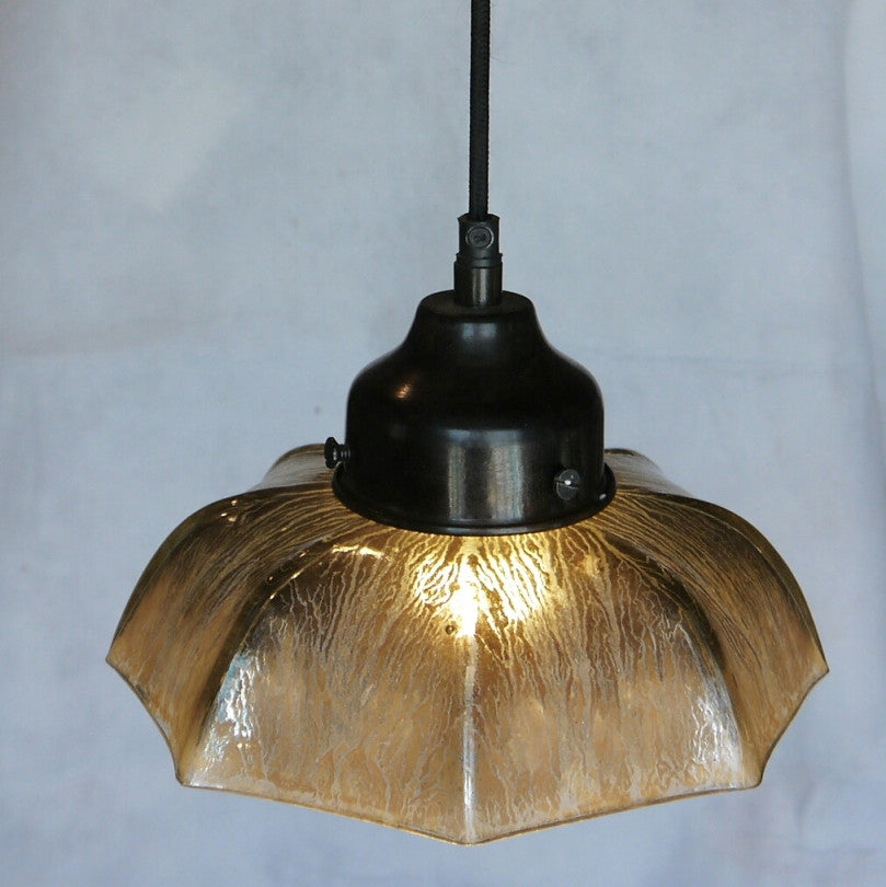 Deco Black - Silver Pendant