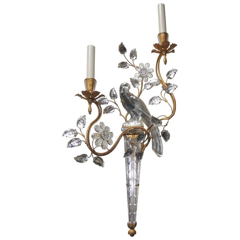 French Bird Wall Sconces
