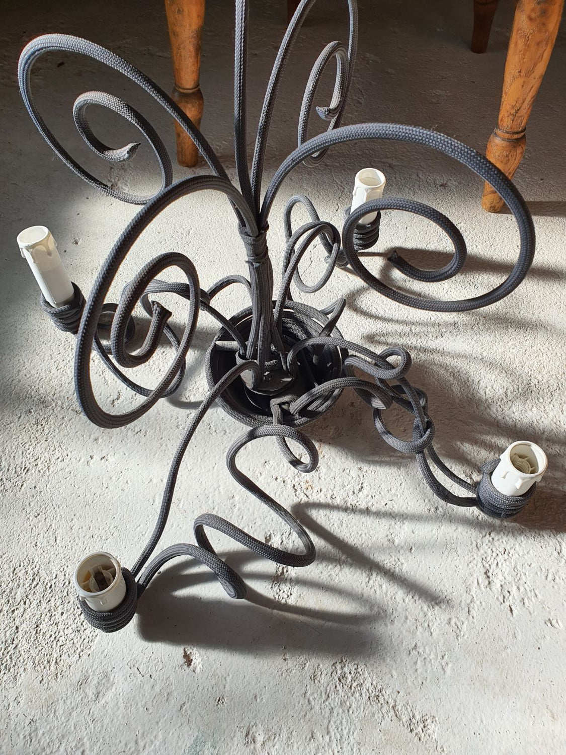 Parisian Cloth Chandelier