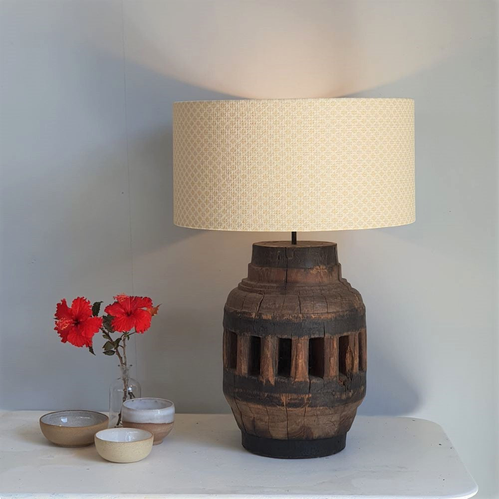 Wooden Cog Lamp