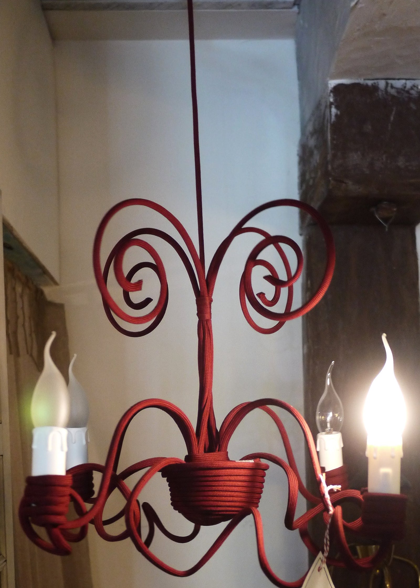 Parisian Cloth Chandelier