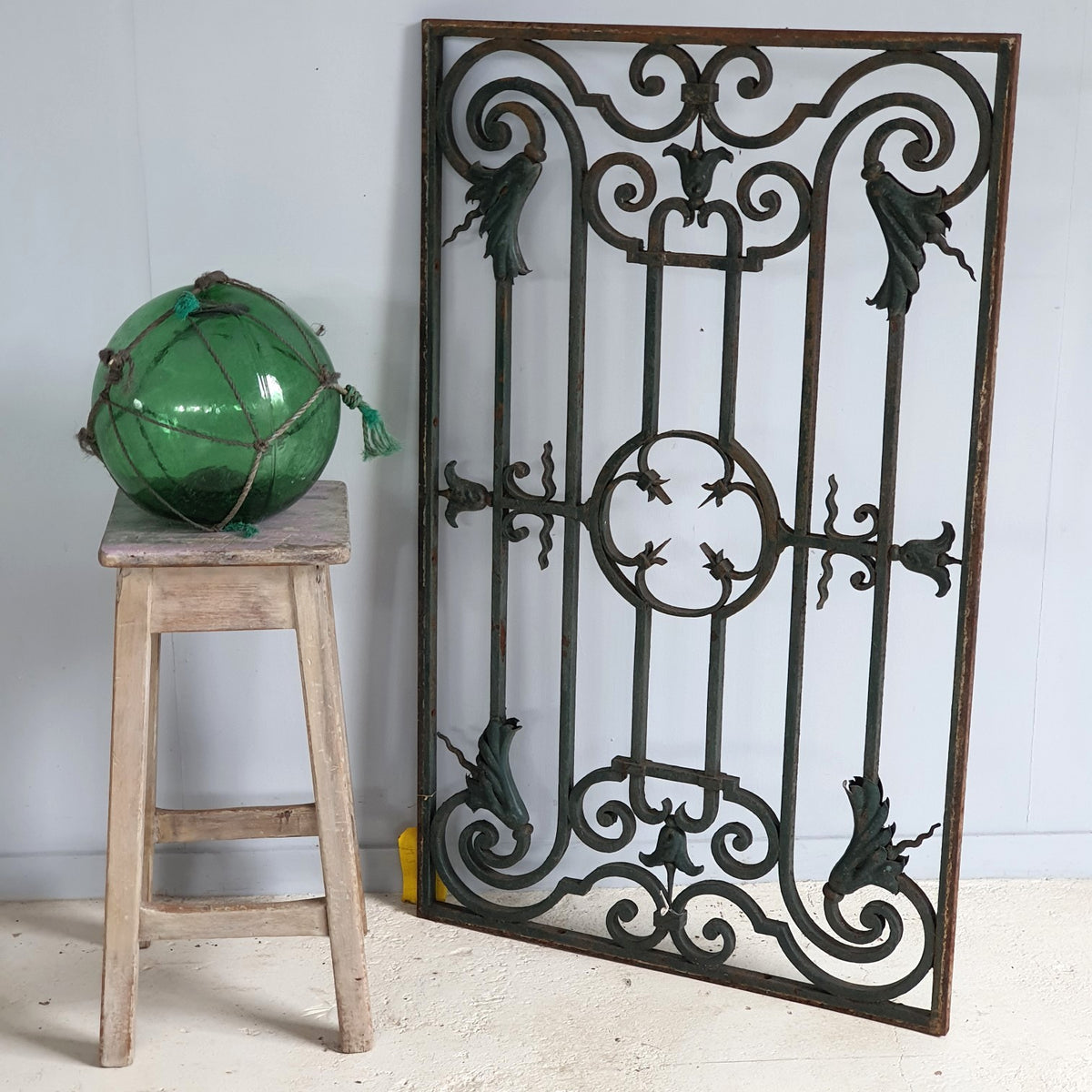 French 19thC Iron Panel