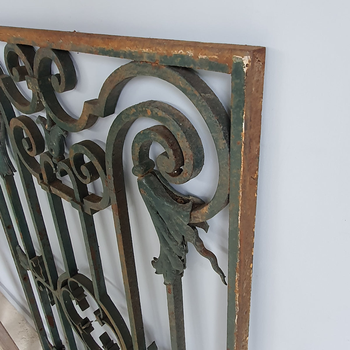 French 19thC Iron Panel