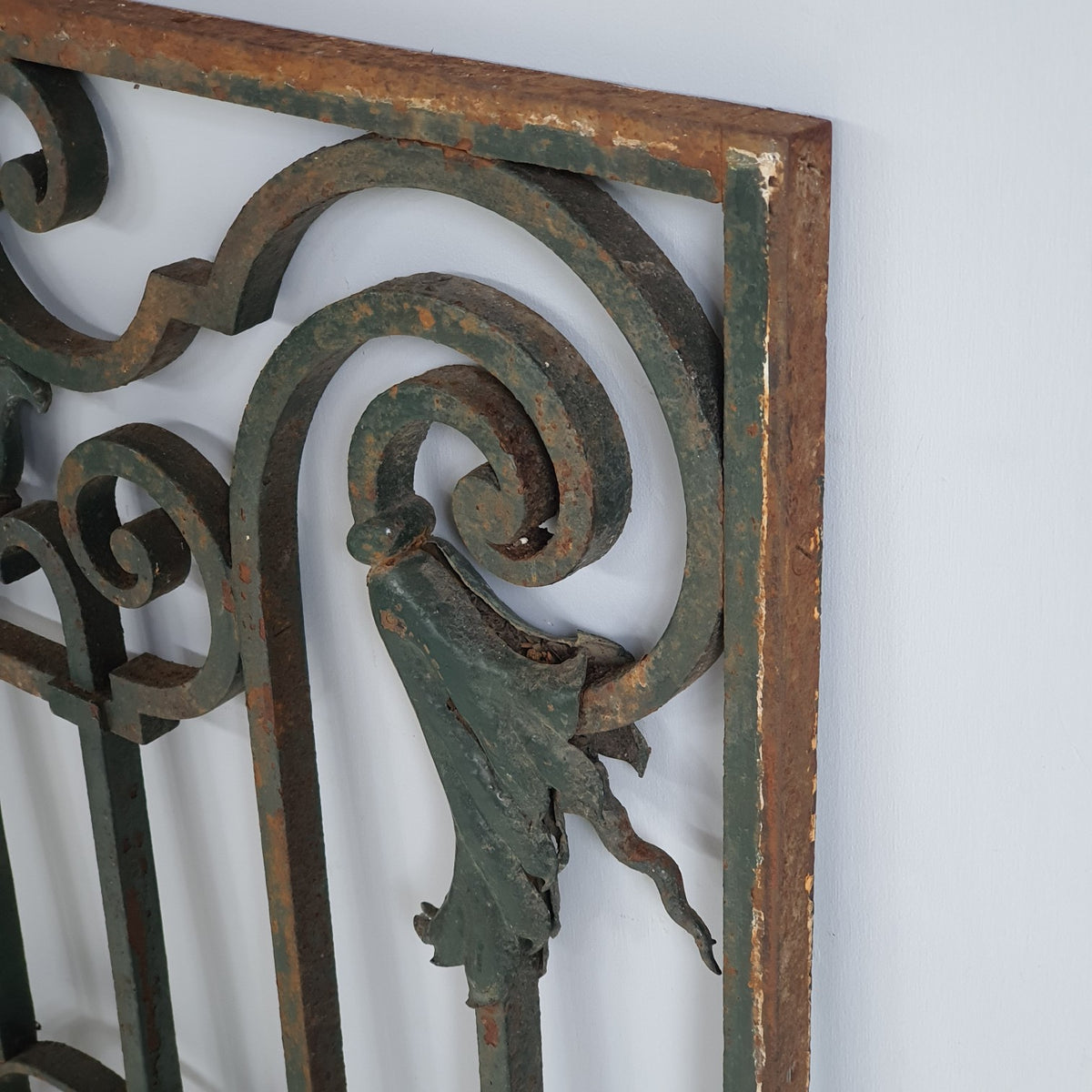 French 19thC Iron Panel