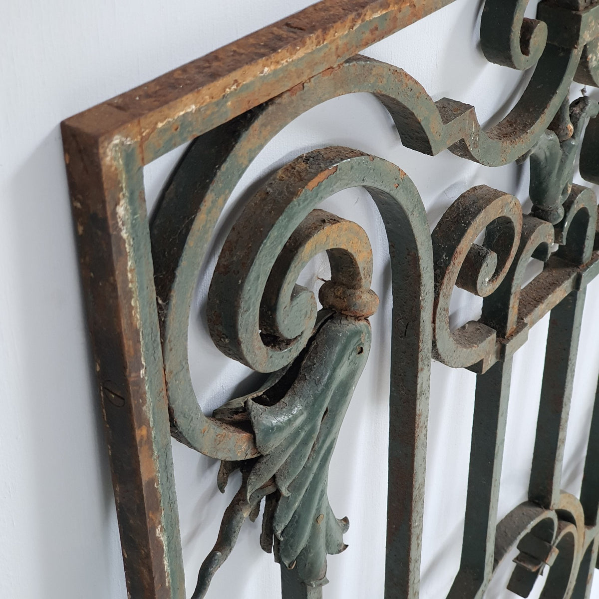French 19thC Iron Panel