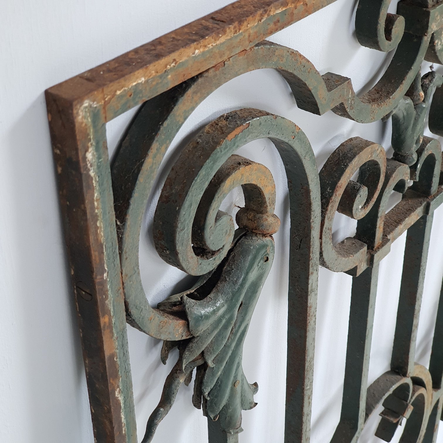 French 19thC Iron Panel