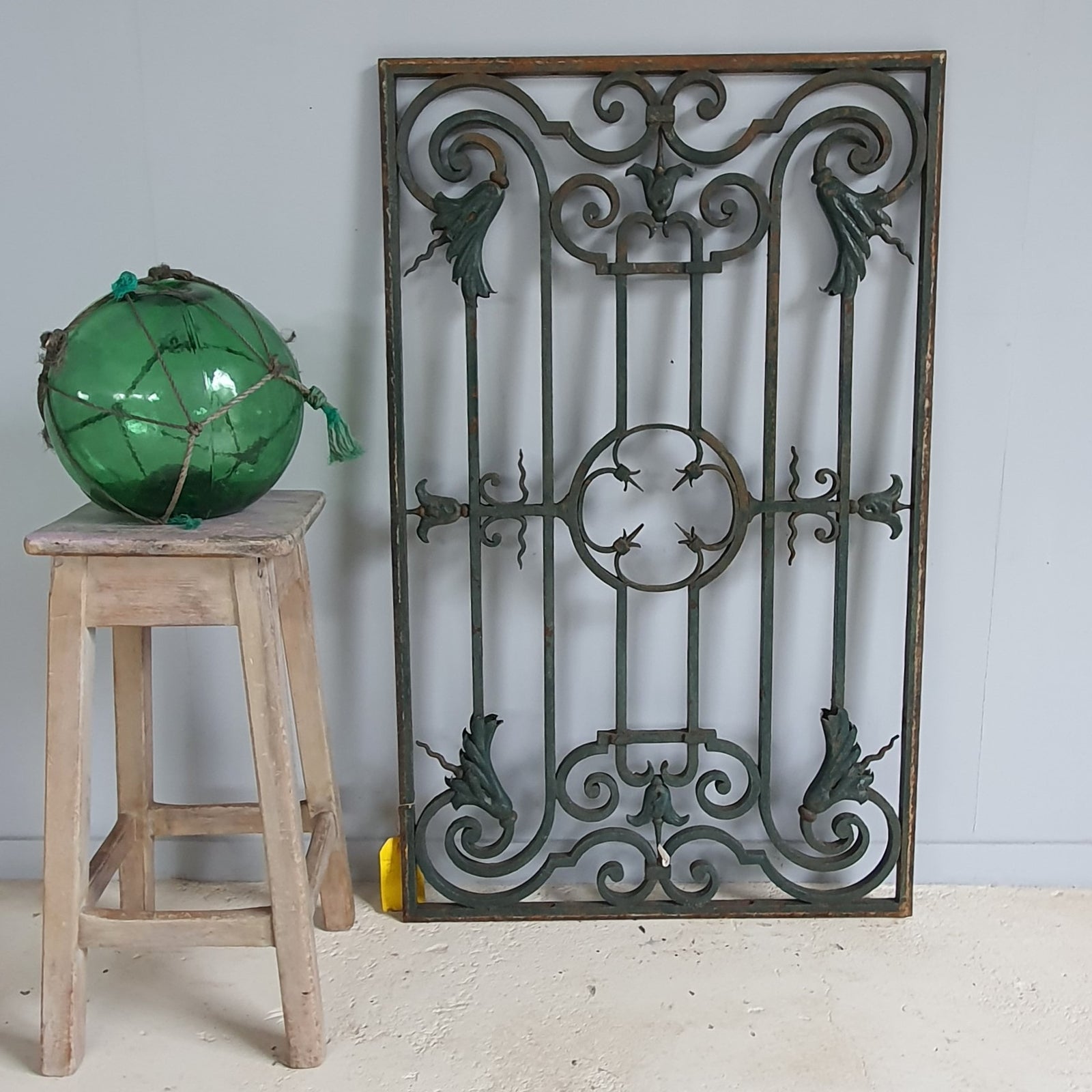 French 19thC Iron Panel