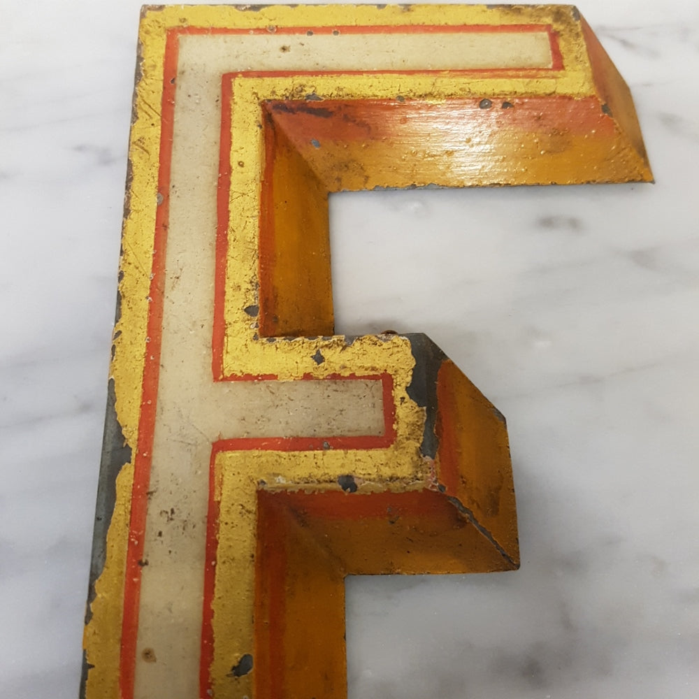 Gilt Painted French Letters - Elements i love...