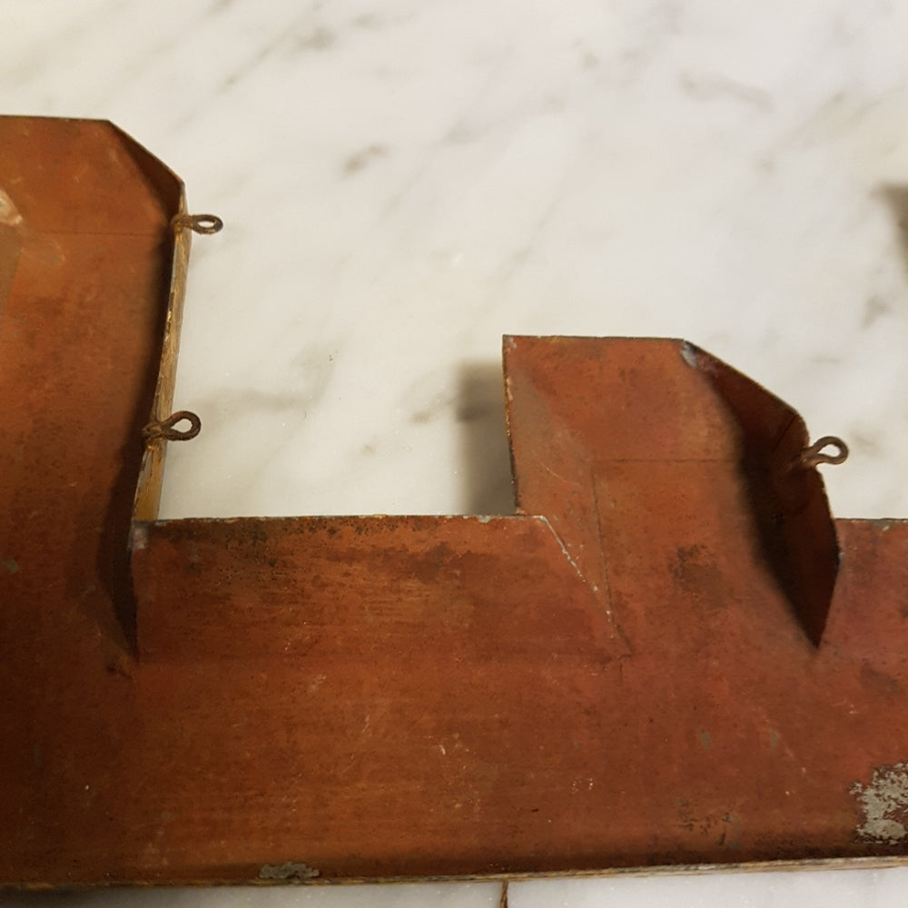 Gilt Painted French Letters - Elements i love...