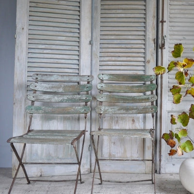 Rustic French Café Chairs