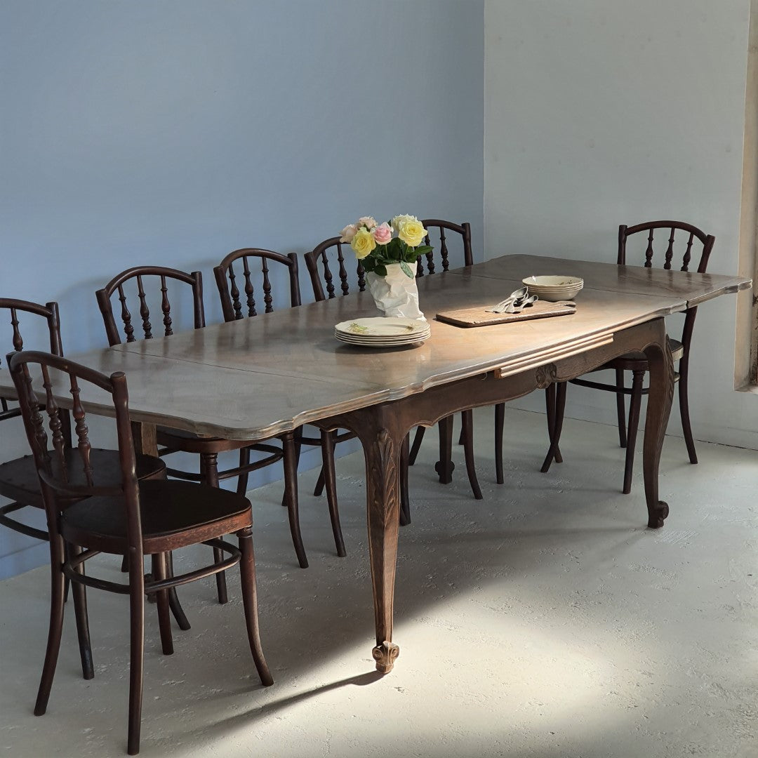 French Oak Ext Table