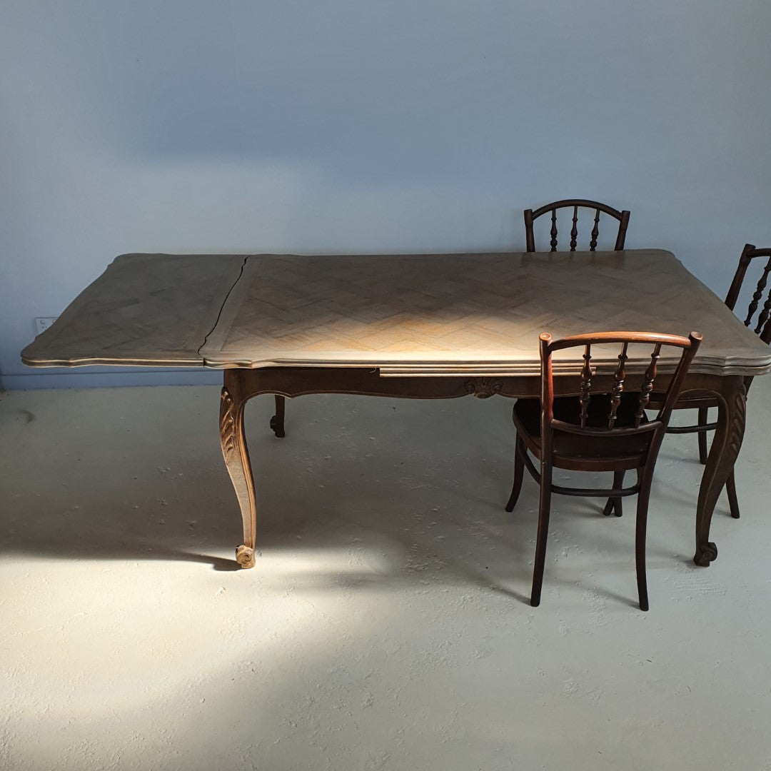 French Oak Ext Table