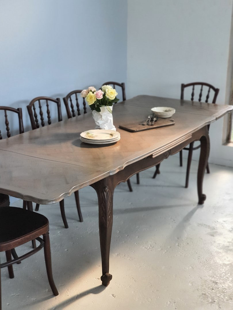 French Oak Ext Table