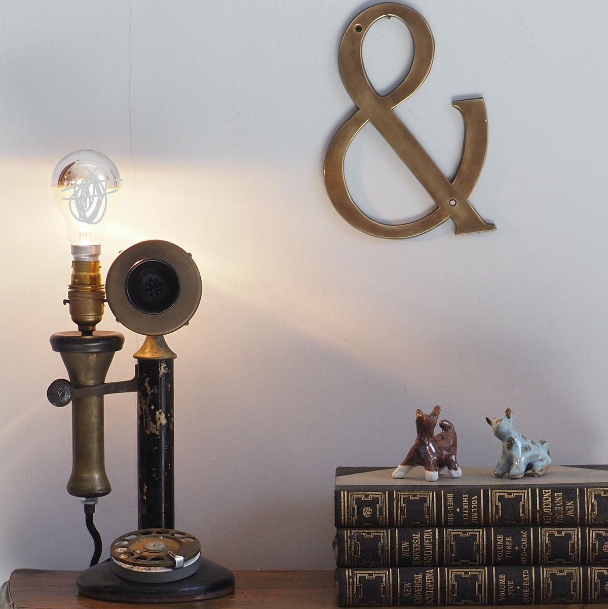 Vintage Telephone Lamp