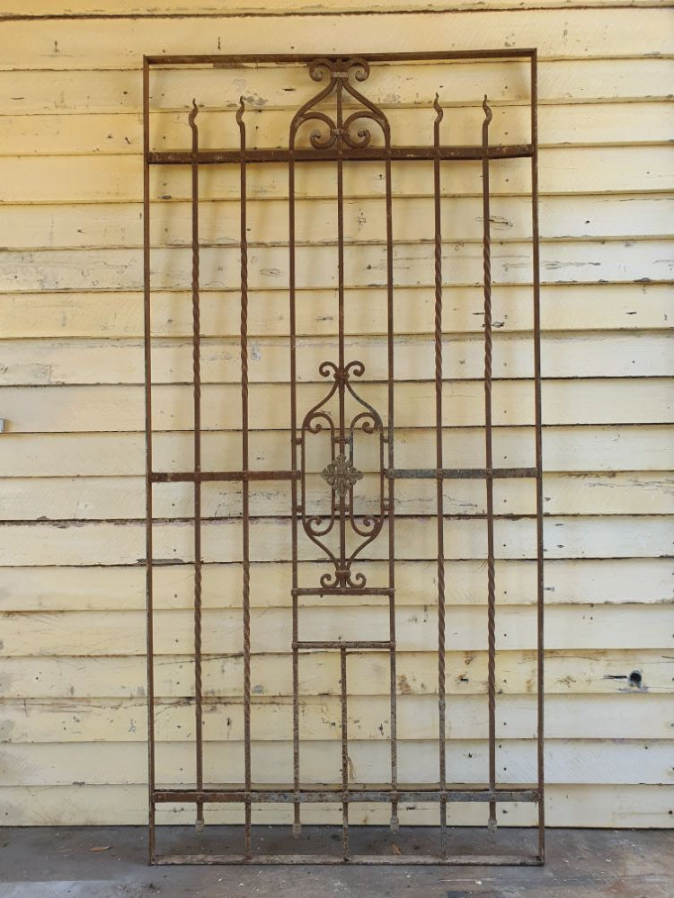 19thC Iron Grille