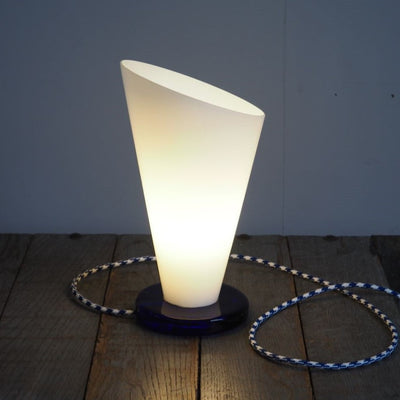 Conical Glass Table Lamp