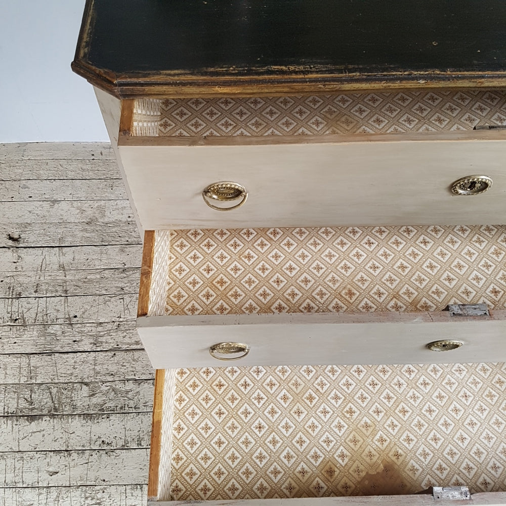 Early Painted 19thC Commode