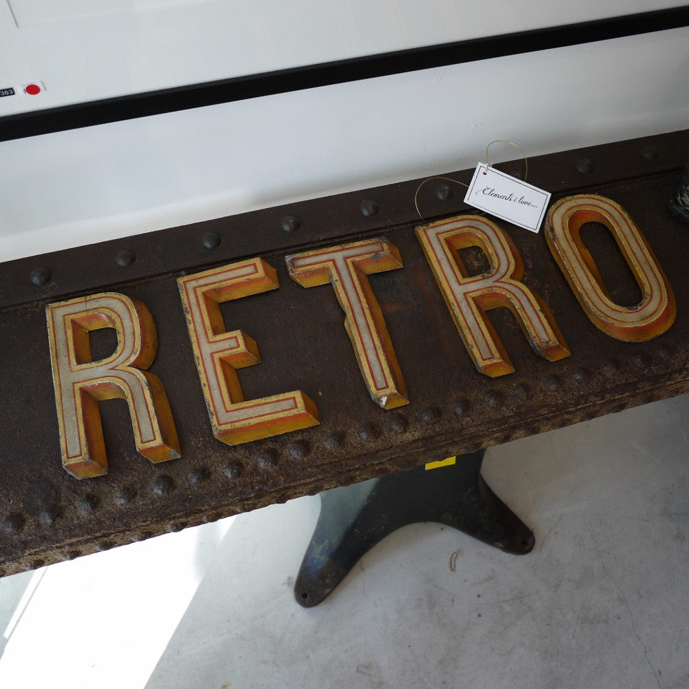 Gilt Painted French Letters - Elements i love...