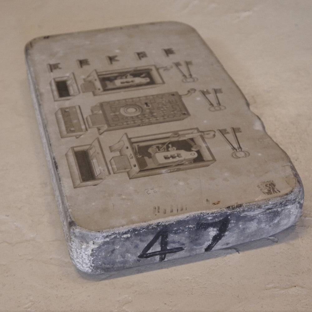 19thC Stone Print Blocks, Antiques, Byron BayLocks (3)
