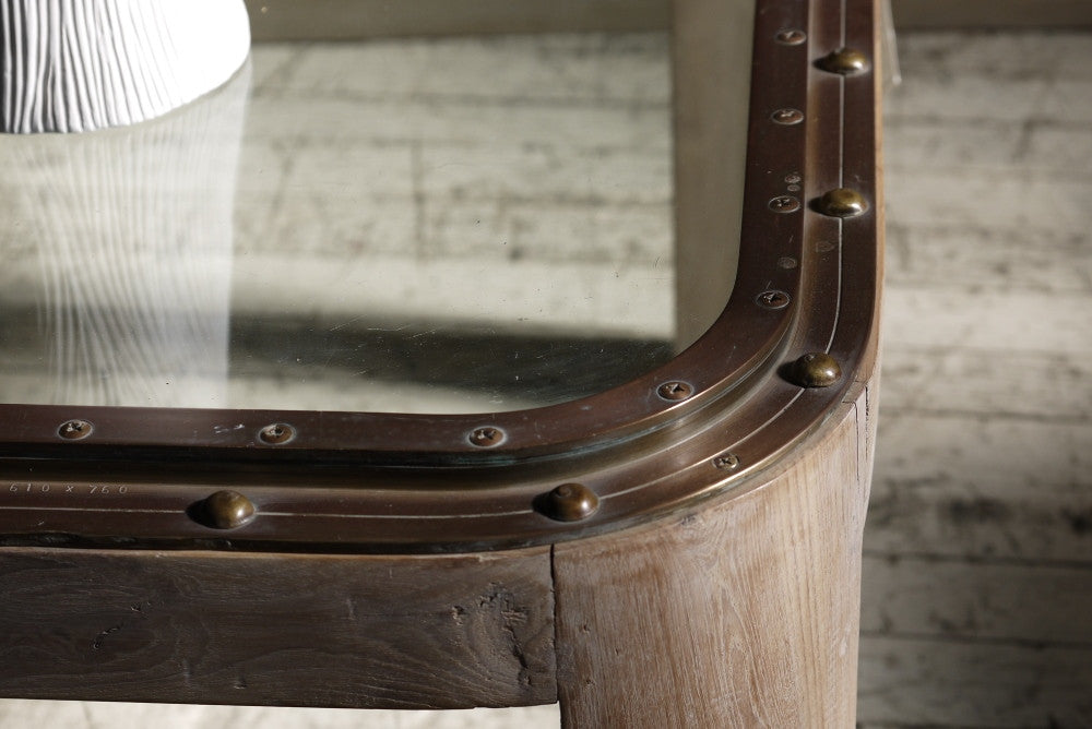 Brass Ship Hatch Table