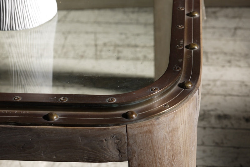 Brass Ship Hatch Table Elements i love...