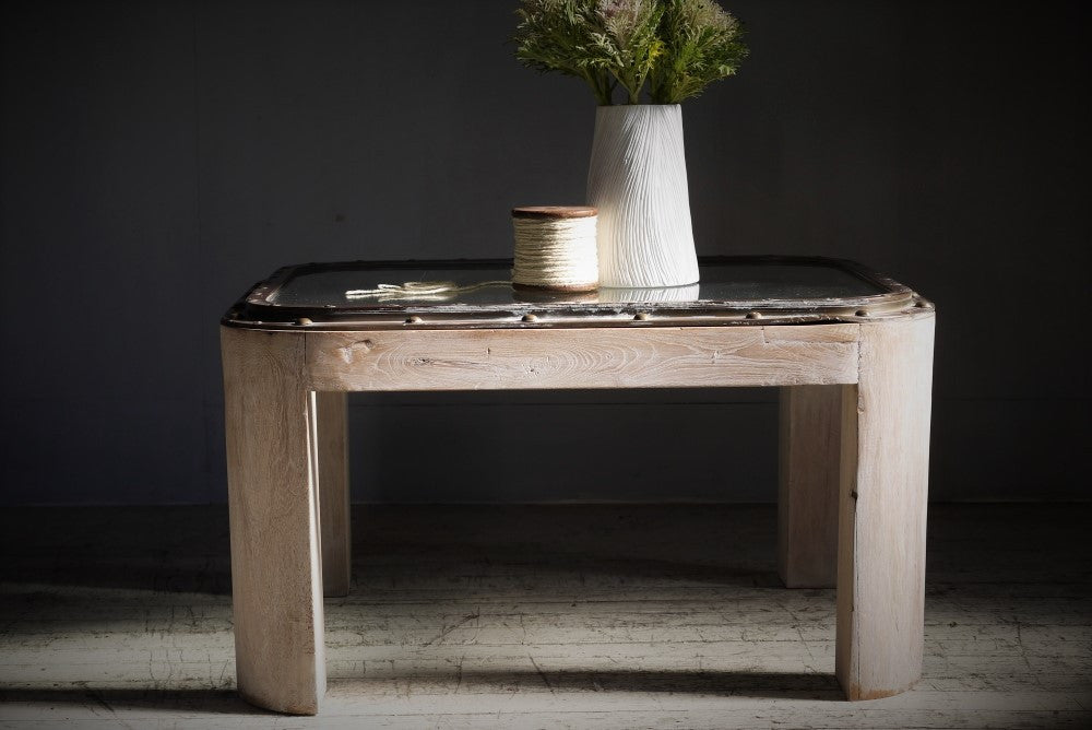 Brass Ship Hatch Table