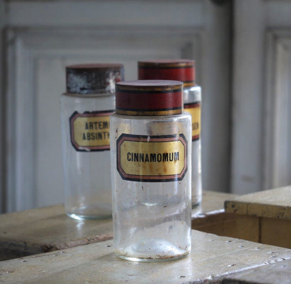 apothecary, jar, bottle, french, antique