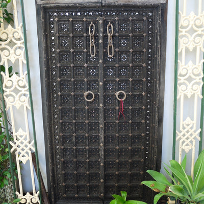 19thC Mirrored Indian Doors, Antiques, Byron Bay