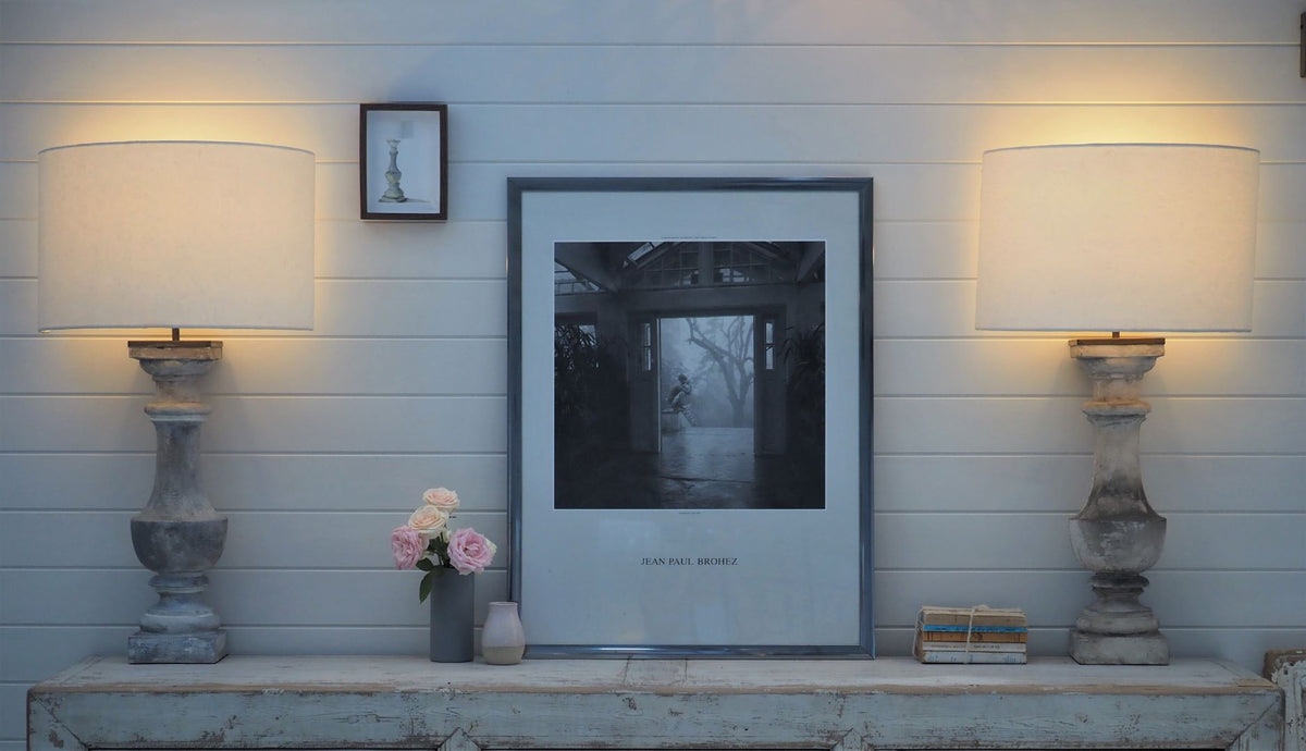 Paif of french balustrade lamp, table lamp