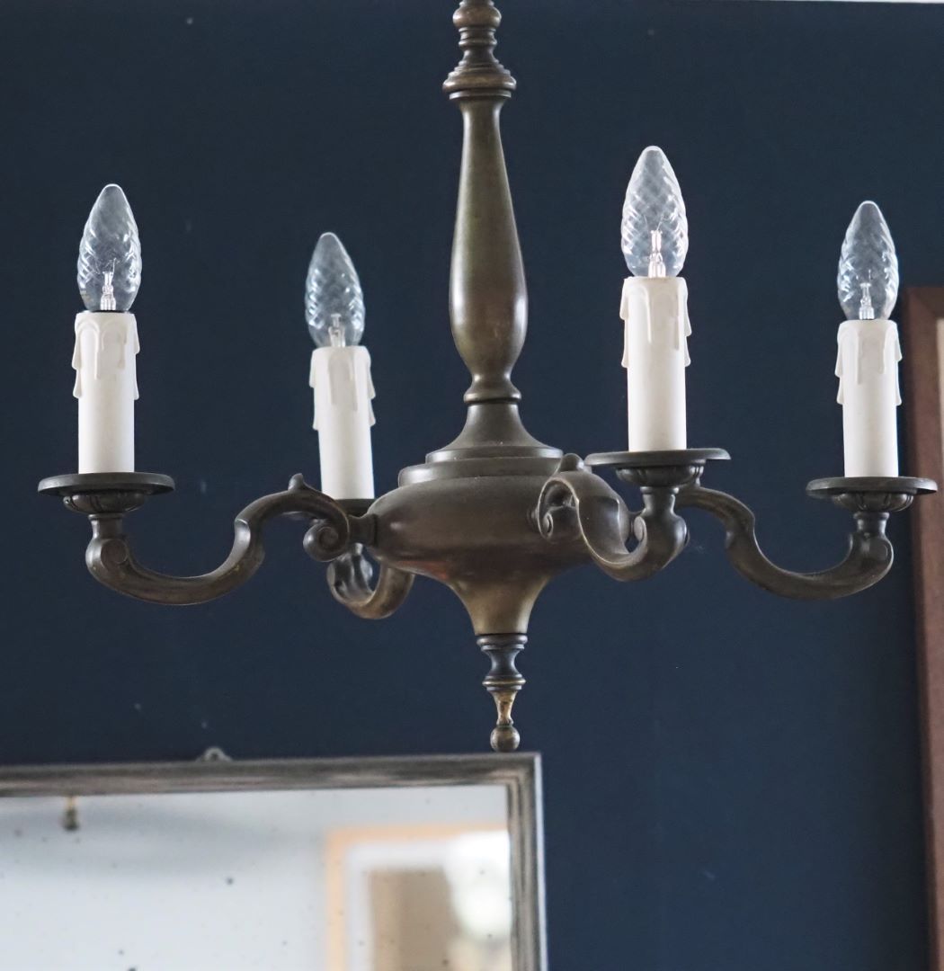 20thC Brass Candelabra