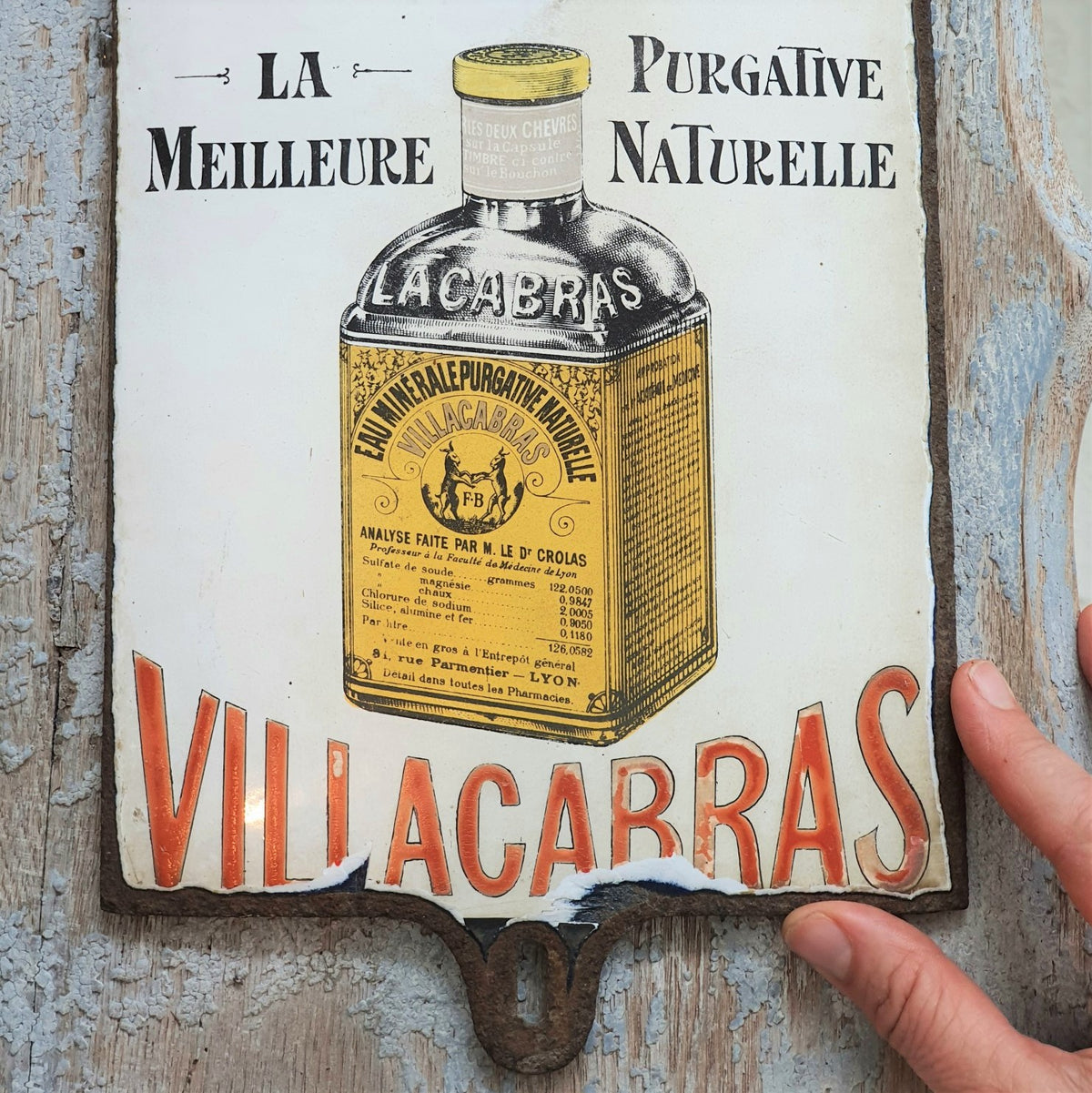 Vintage Enamel Thermometer