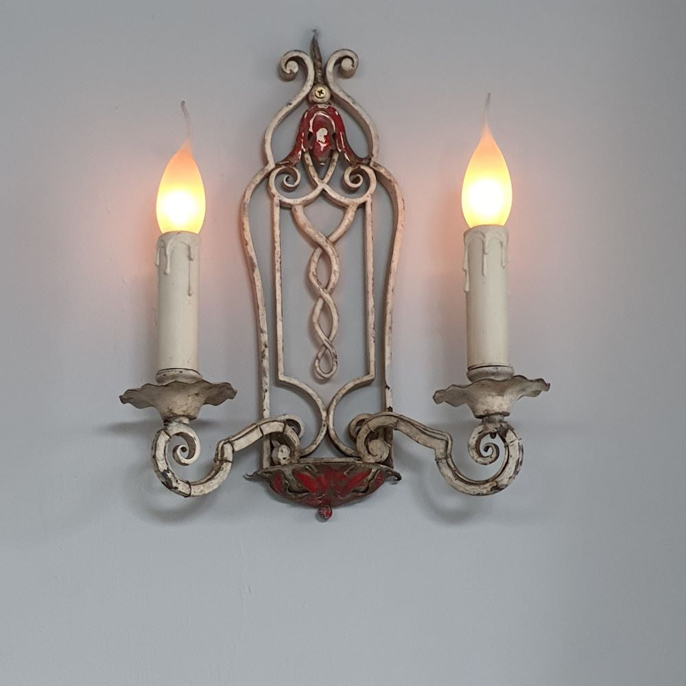 French Toleware Sconces
