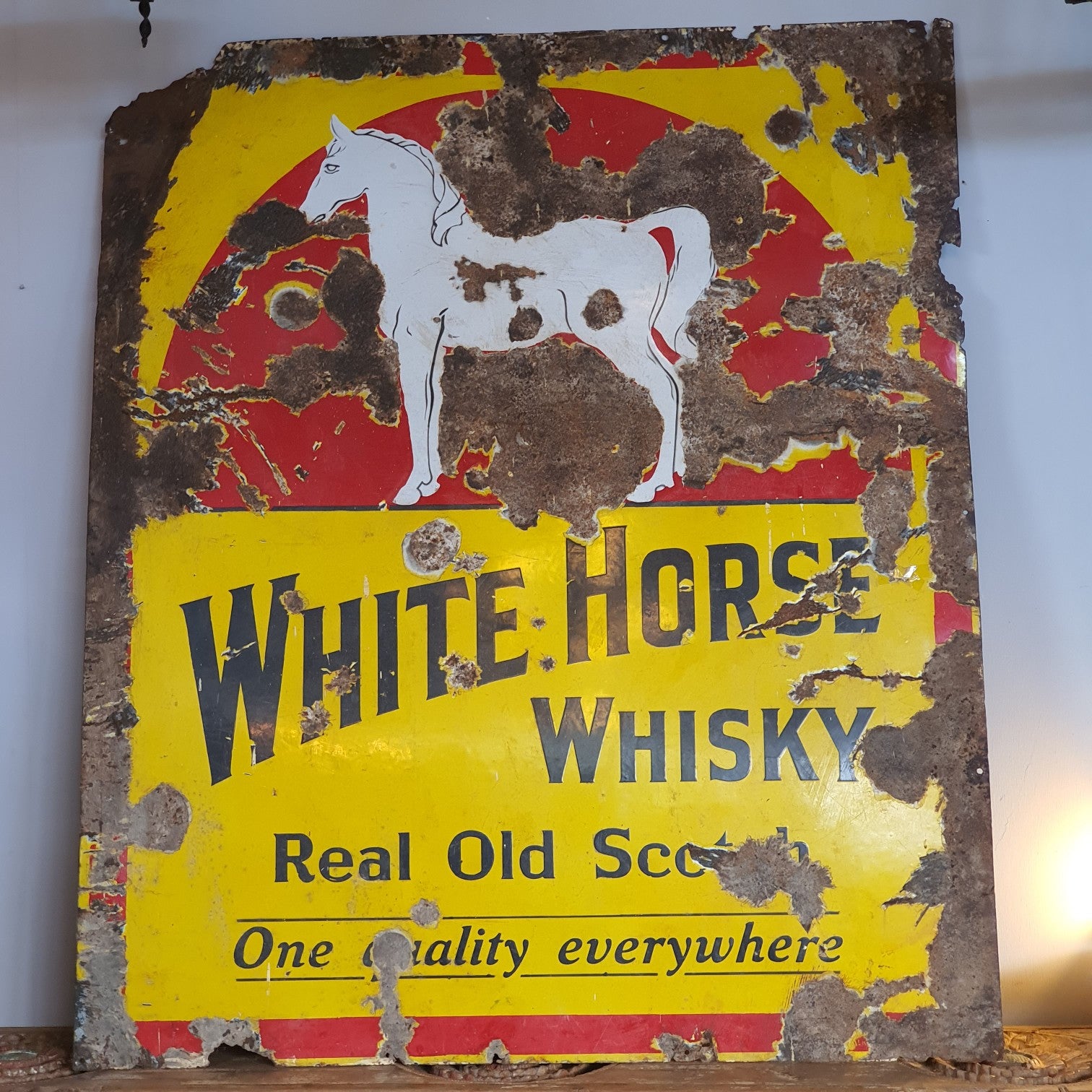White Horse Whisky Sign